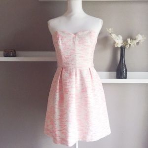 Anthropologie Moulinette Soeurs Pink Tweed Dress